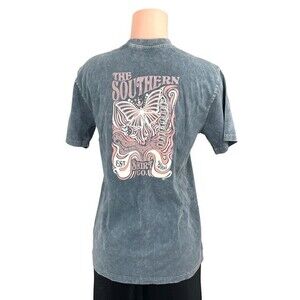 NWT Southern Shirt Co Luna Mist Snow Wash Tee Shirt in Thundercloud Size SMALL